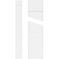 Plain PVC Pilaster with Capital and Base (Pair) A8433