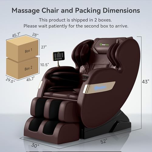 Black Full Body Airbags Massage Recliner with Zero Gravity A6698