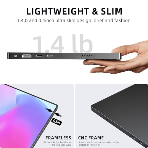 15.6" IPS HDR 1920X1080 FHD Portable Monitor B9760