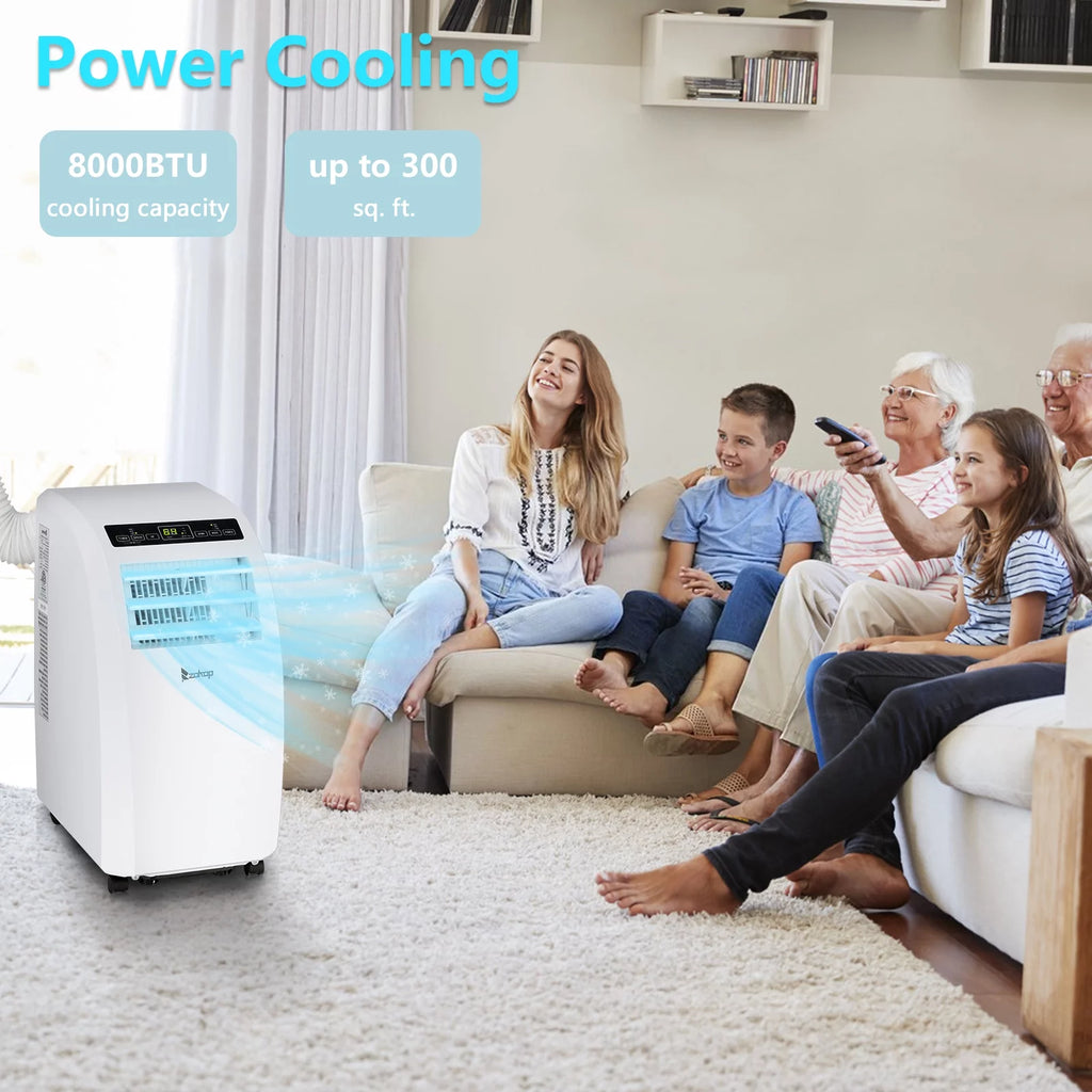 White Portable Air Conditioner H9628
