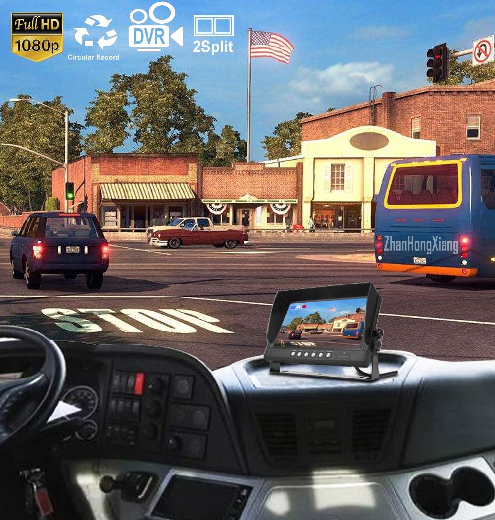 IP69 Waterproof HD 1080P Rear View Camera and 9 IPS Monitor System V66512