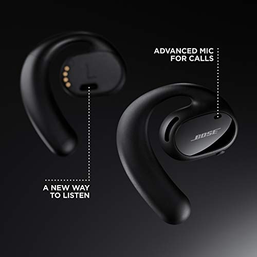 Black True Wireless Open Ear Headphones Z159954