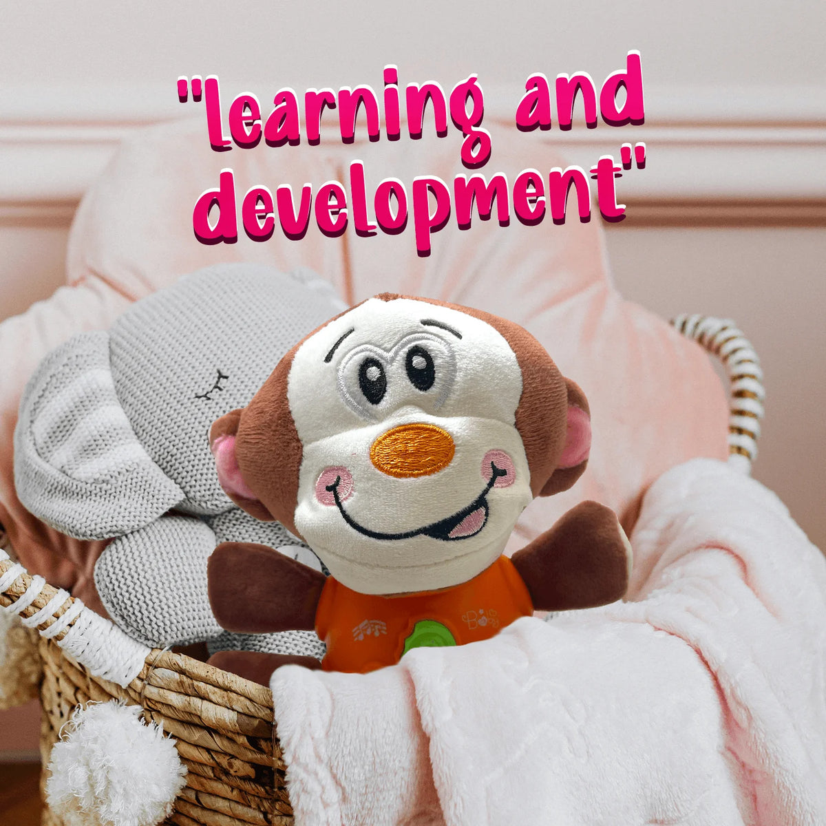 Plush Monkey Baby Toy M20038