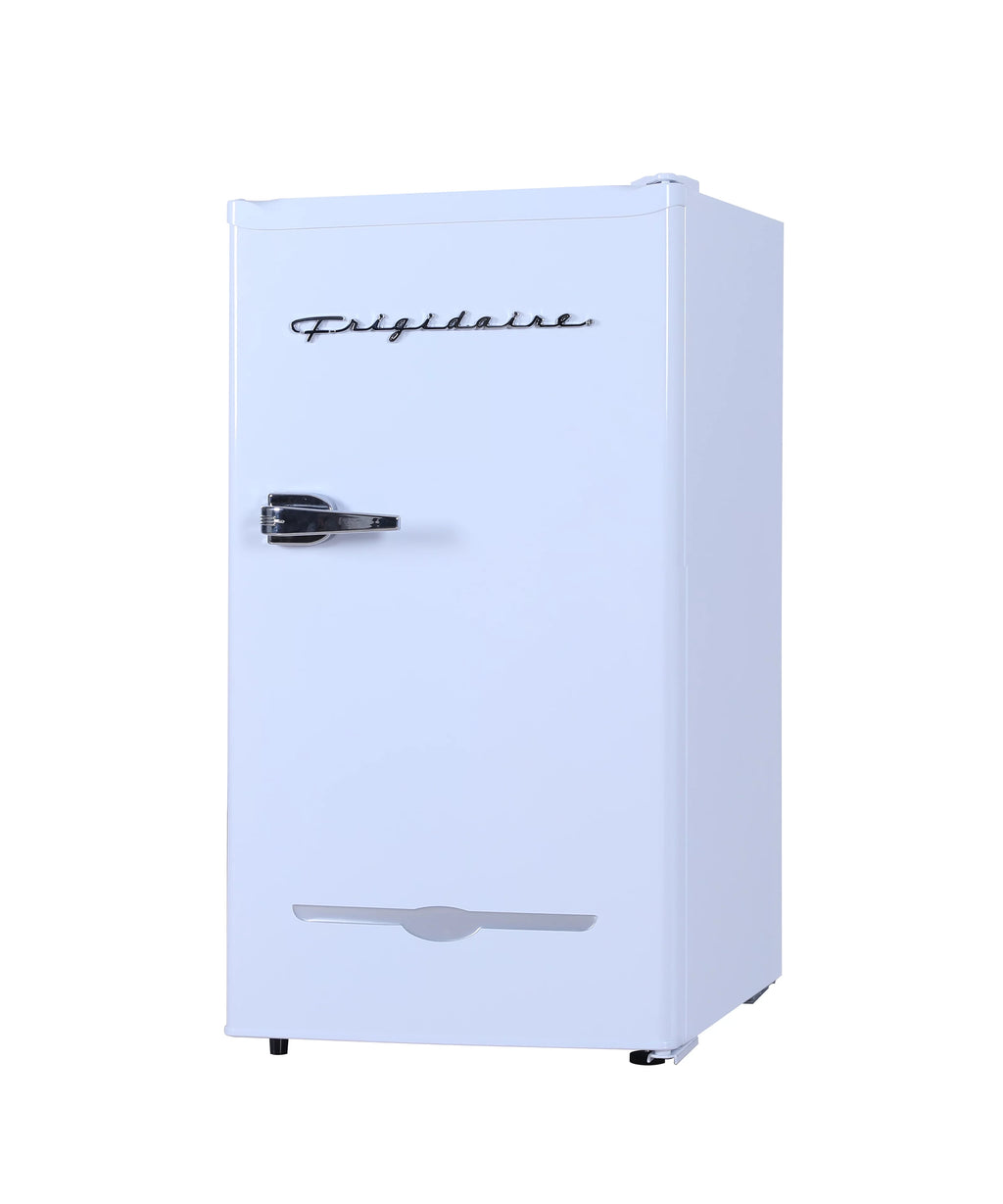 3.2 Cu Ft Retro Mini Fridge White B74734