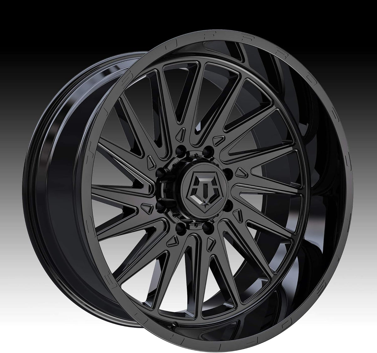 Black Wheel Rim 22" O2515