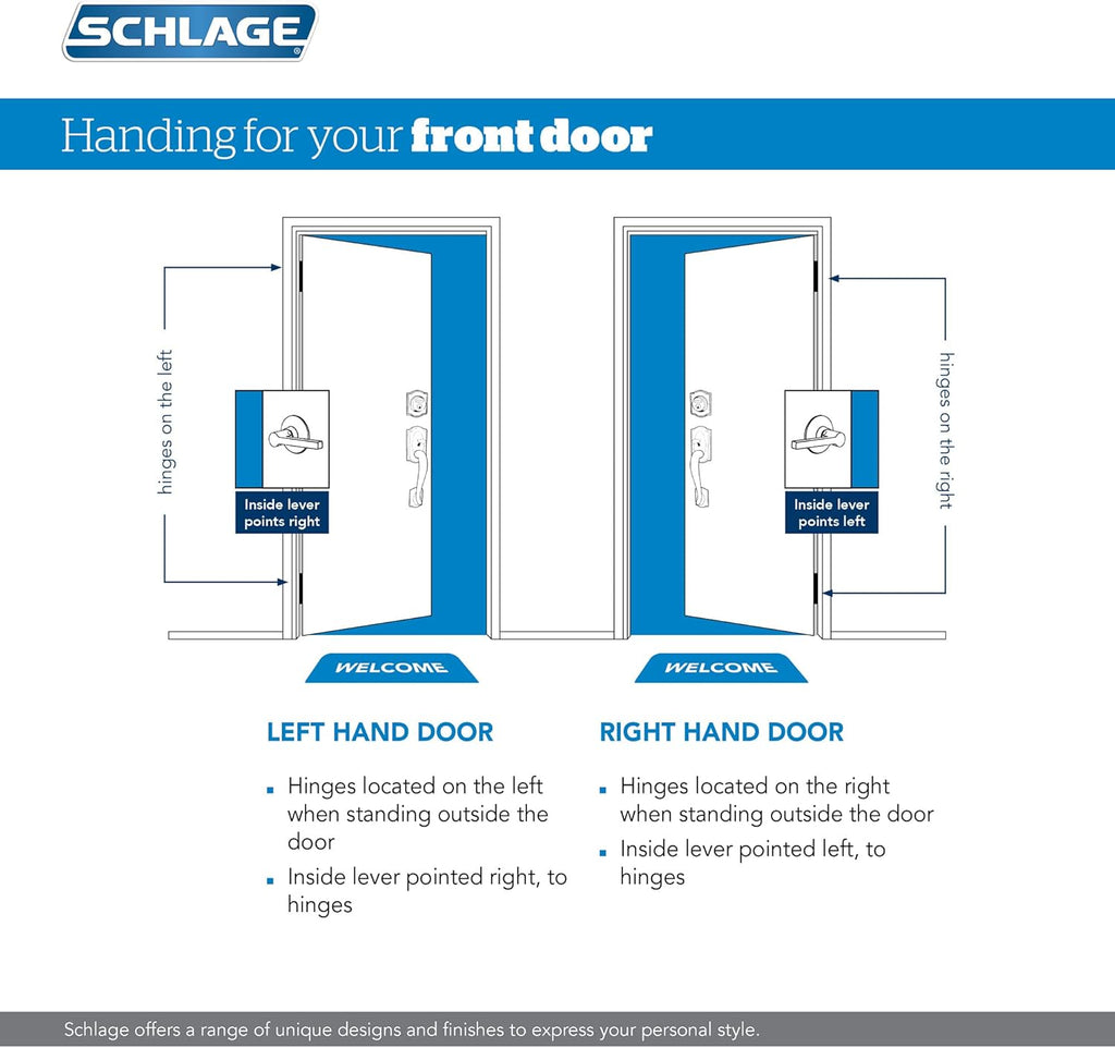 Front Entry Handleset with Deadbolt, Satin Nickel H559