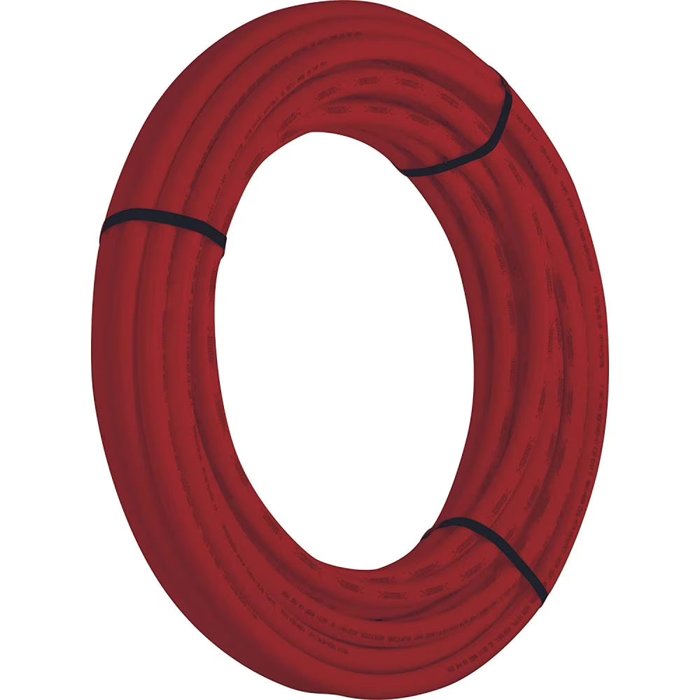 3/4" X 50' Red Polyethylene Pex Coil Tubing J256230