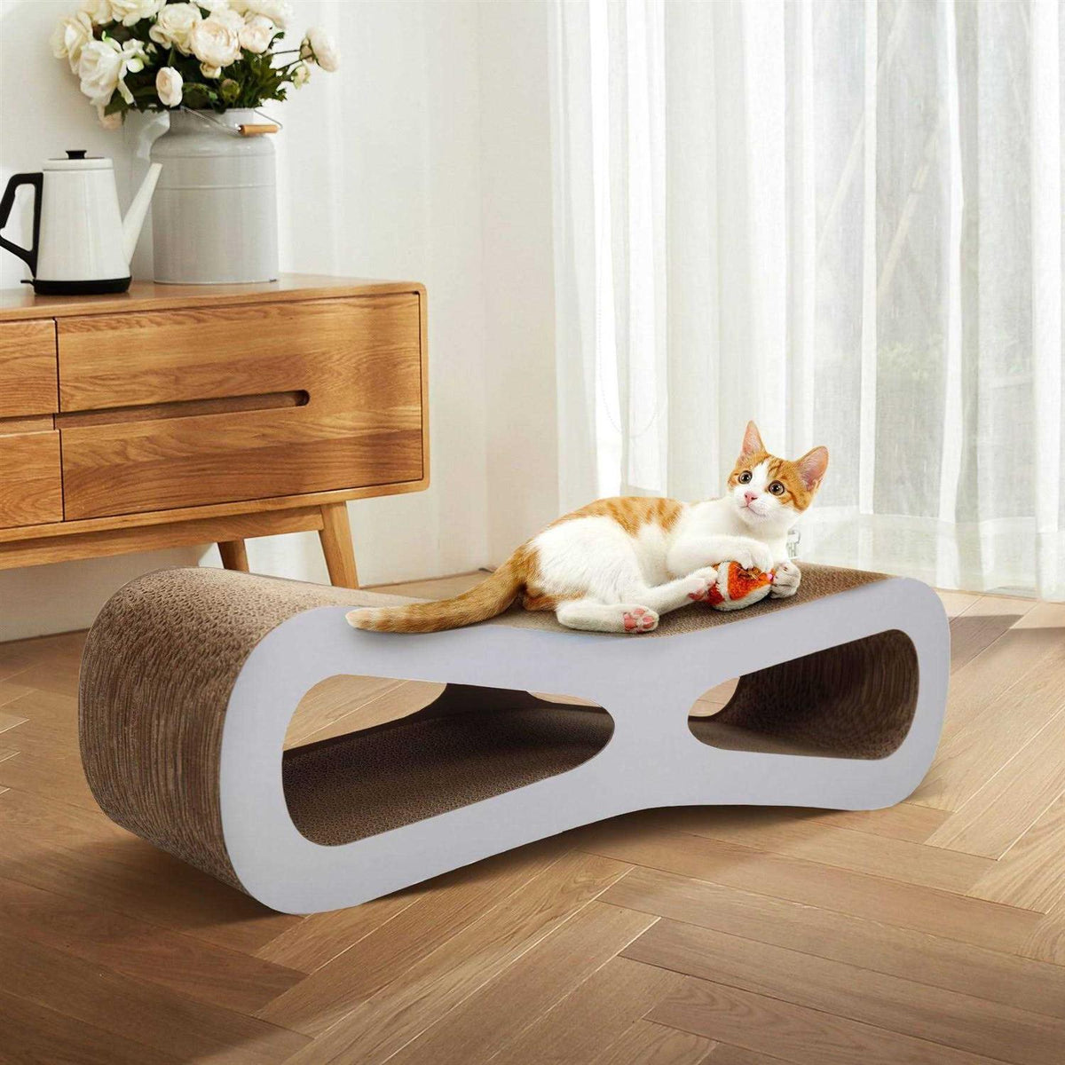 Cardboard Cat Scratcher with Catnip Z966