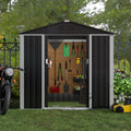 Metal Outdoor Storage Shed with Sliding Door X6757