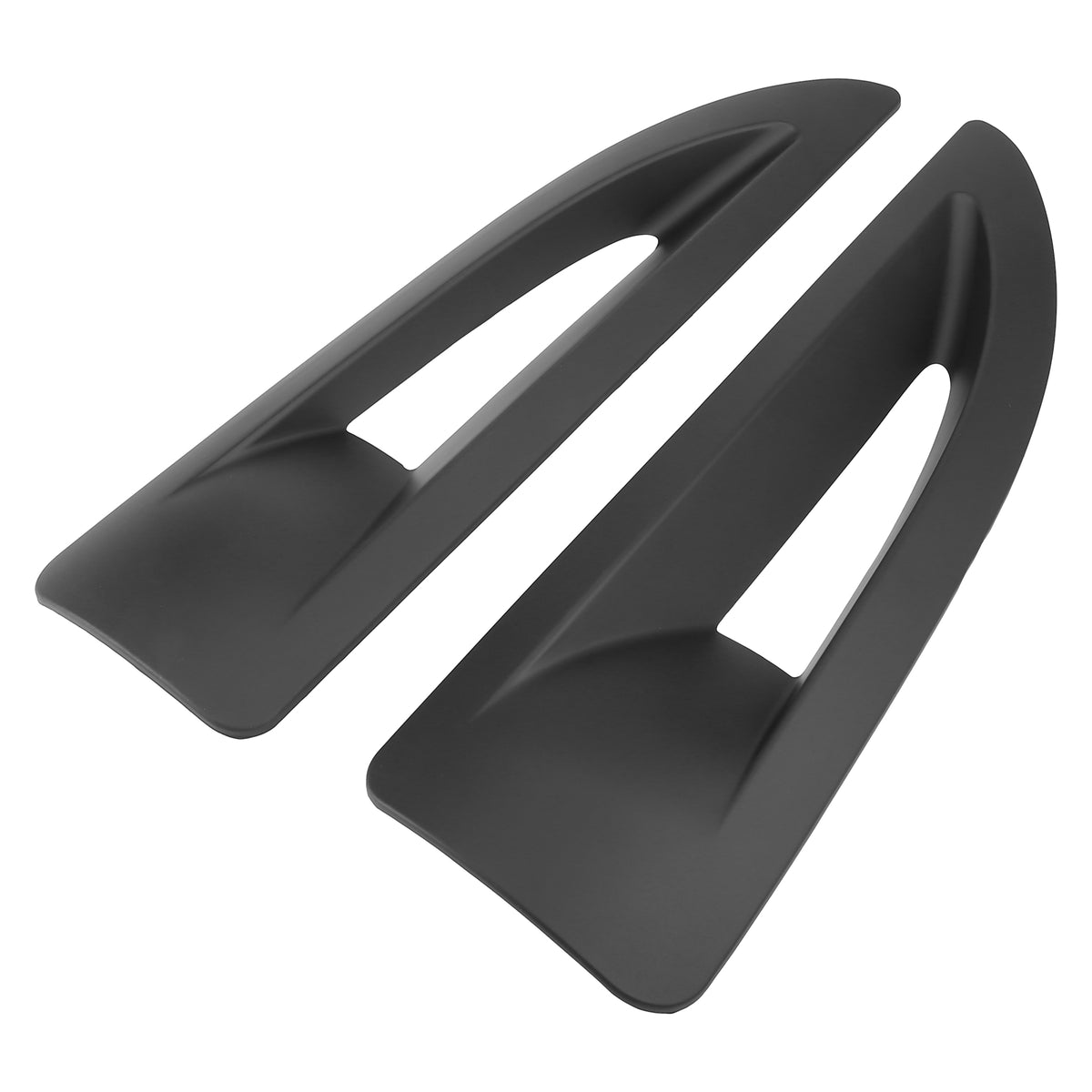 Matte Black Hood Side Air Vents Cover Trim for Jeep Wrangler JK JKU Unlimited Rubicon 2007-2017 W182510