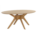 Mid-Century Rubberwood Dining Table W49866