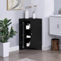 Free Standing Corner Storage Cabinet with Doors and Shelves K617845