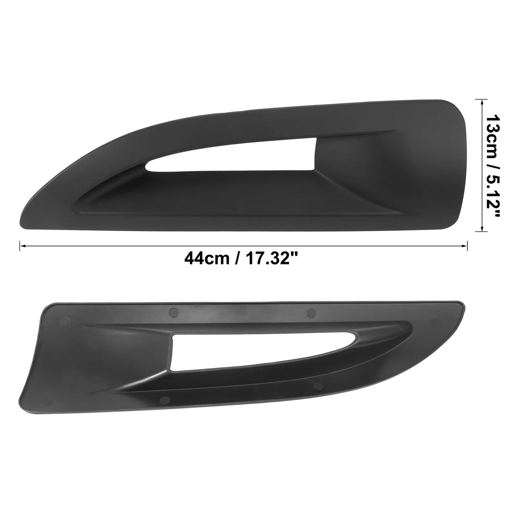 Matte Black Hood Side Air Vents Cover Trim for Jeep Wrangler JK JKU Unlimited Rubicon 2007-2017 W182510