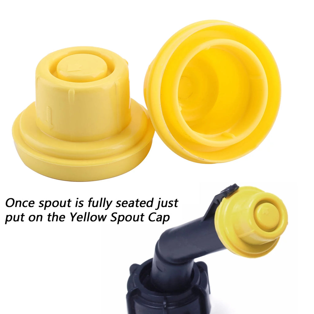 Replacement Yellow Spout Cap for Fuel Gas Can B823