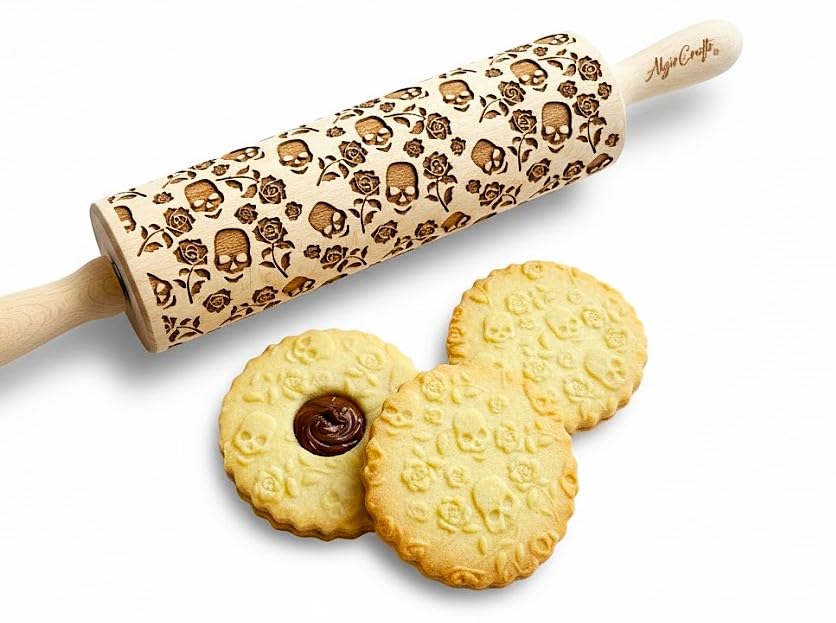 Skull Embossing Rolling Pin Y33667