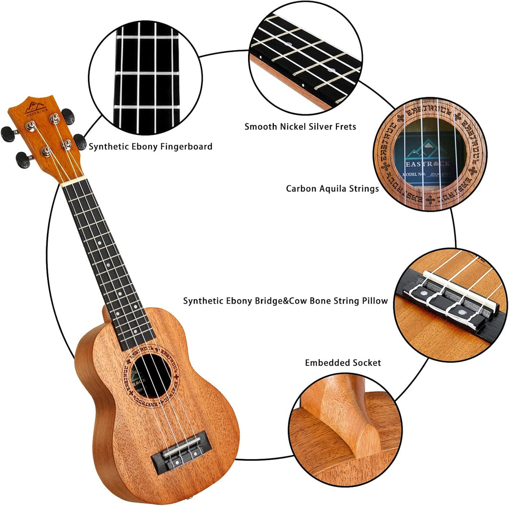 Mahogany 21 inch Soprano Ukulele Z749