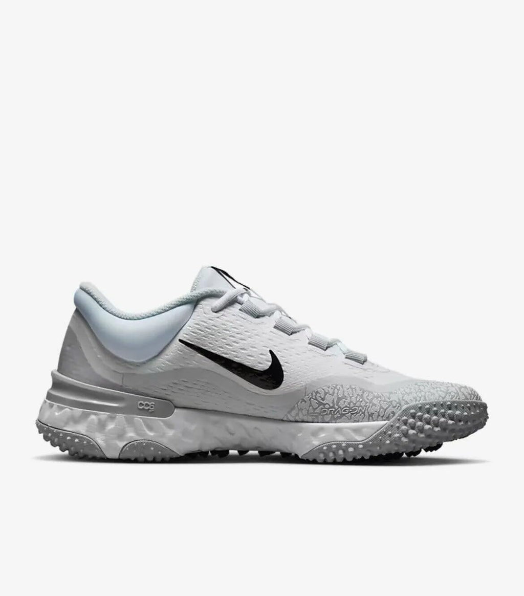 Grey/White Baseball Turf Shoes G1764