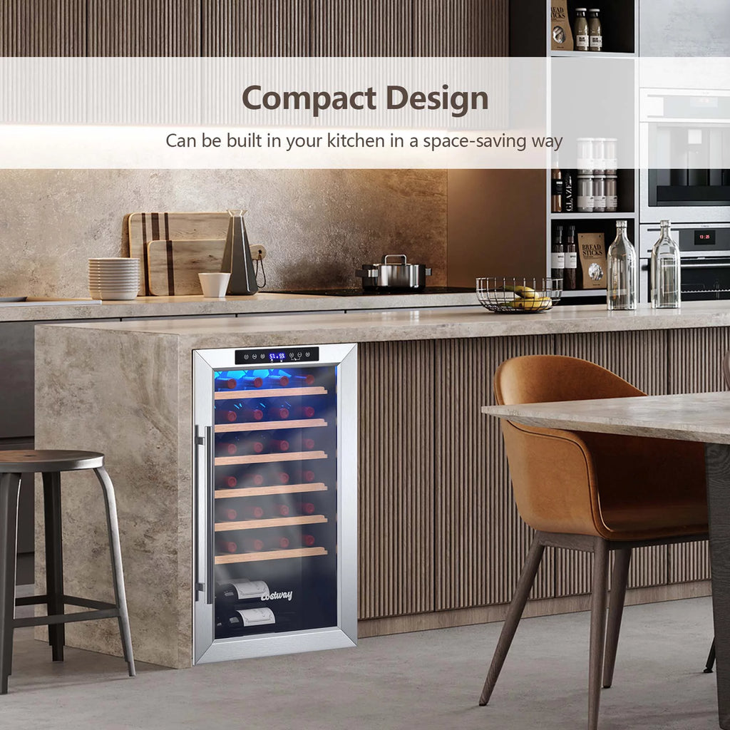 20 Inch Cooler Refrigerator with Tempered Glass Door G257