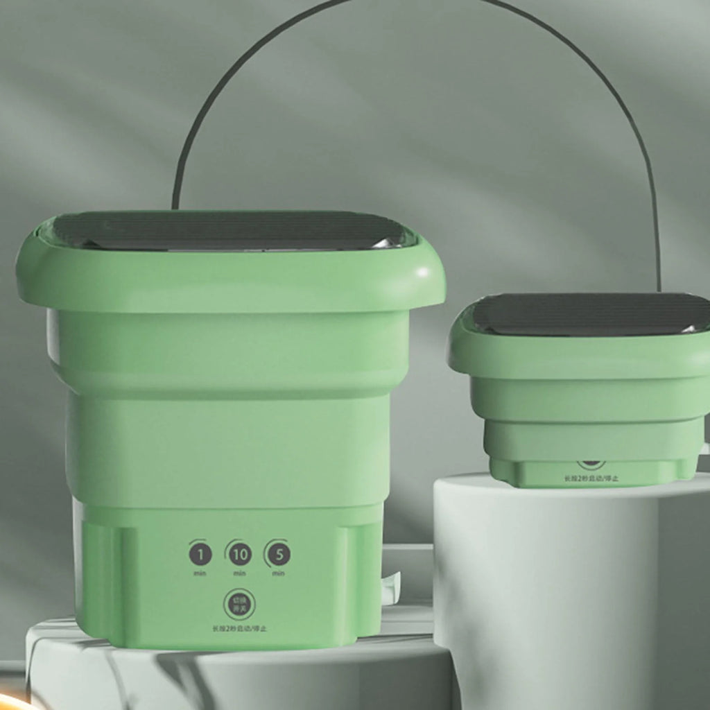 Portable Folding Mini Washer with Drain Basket X4577