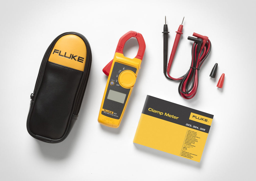 Clamp Meter, Measures AC Current to 400 A, AC/DC Voltage to 600 V, Resistance and Continuity, with Soft Carrying Case I201846