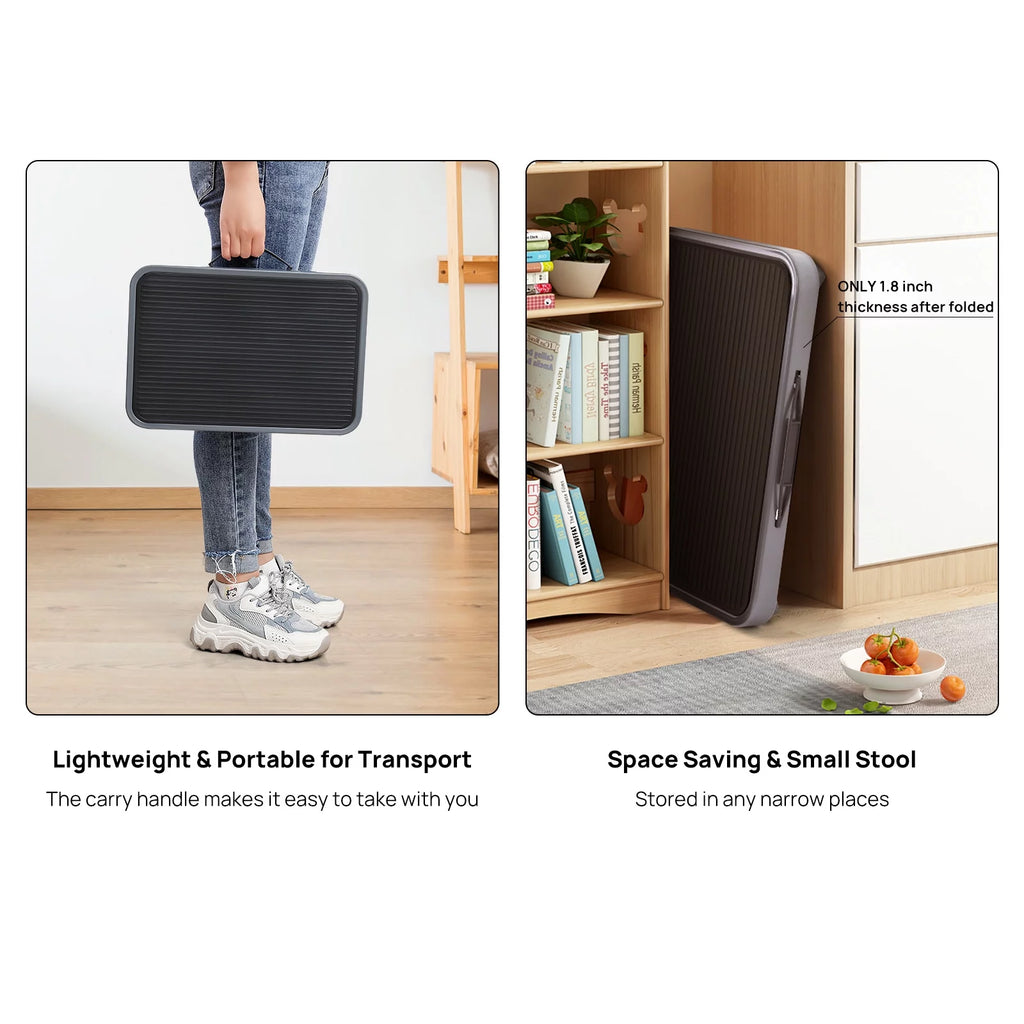 Lightweight Folding Steel Step Stool 330-Pound Capacity N83556