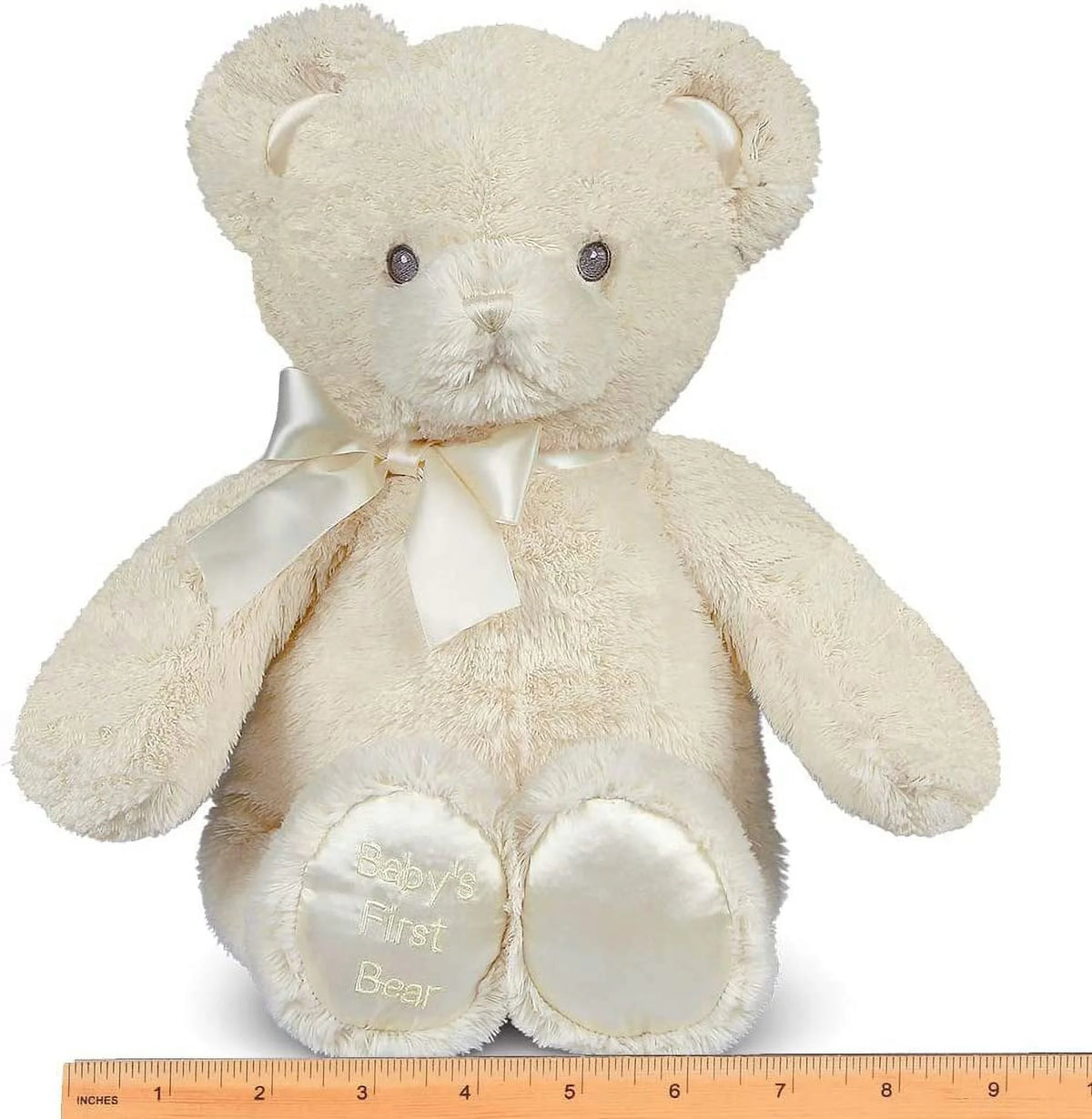 Creamy White Plush Stuffed Animal Teddy Bear, 12 inches Z10812