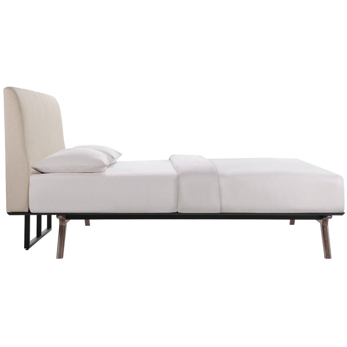 Full Bed in Cappuccino Beige C43317