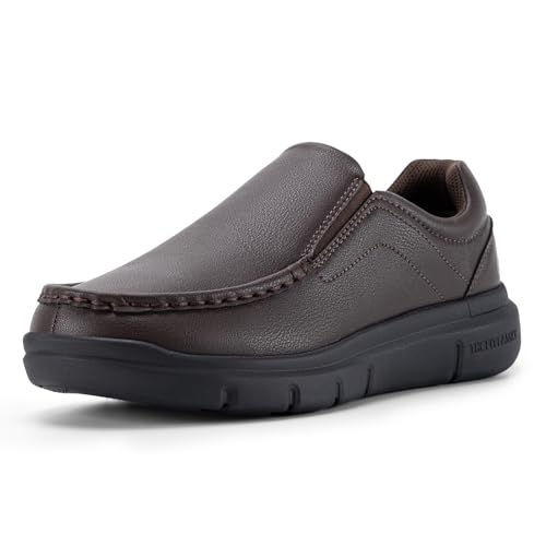 Black Leather Slip On Loafers T840277