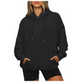 Camo Hooded Fleece Sweatshirt with Pocket Khaki Medium P523