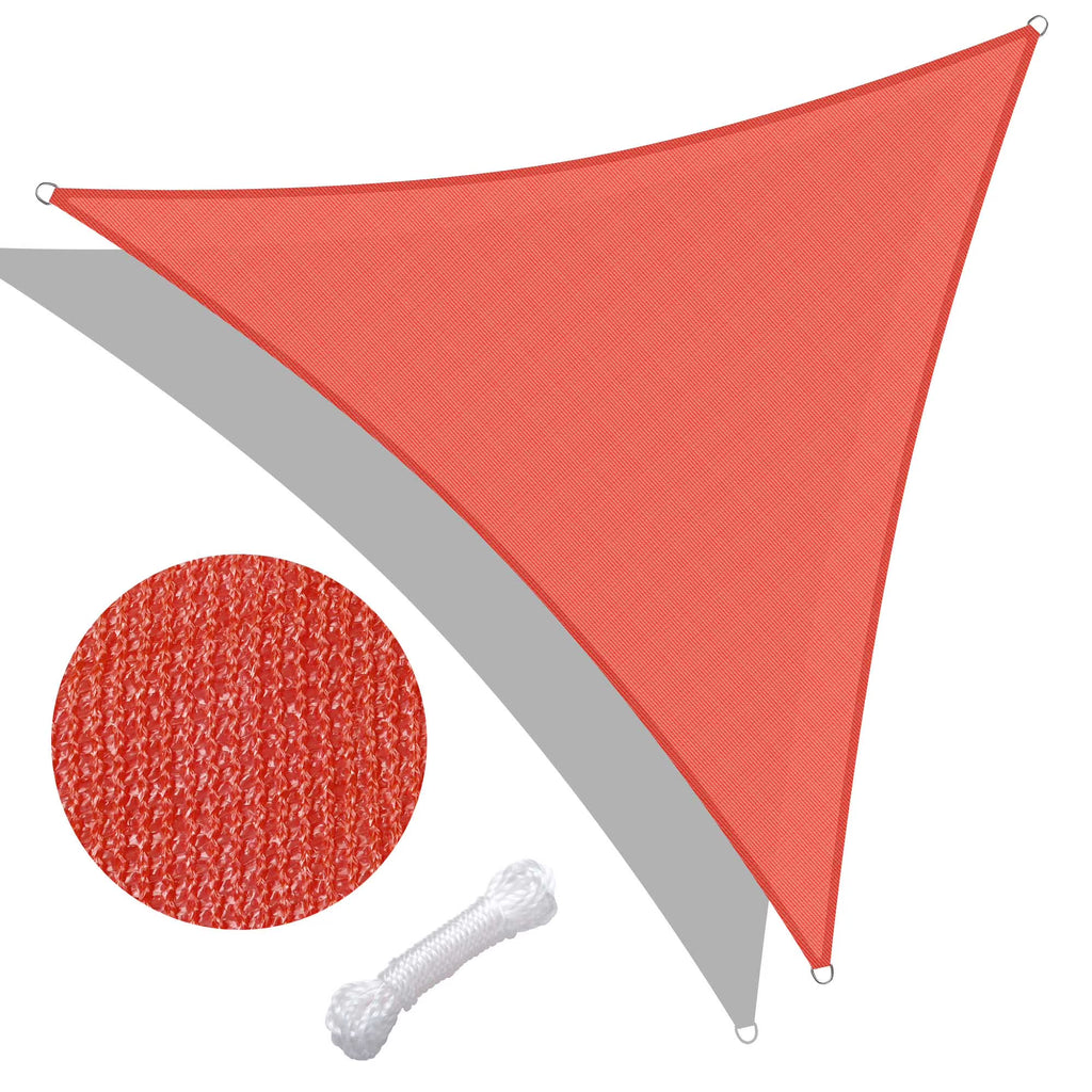 Red Triangle Sun Shade Sail Canopy N264