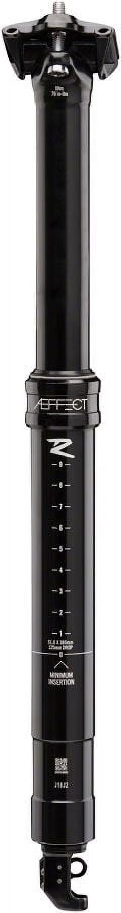 31.6 x 380mm 125mm Black Dropper Seatpost Z2104