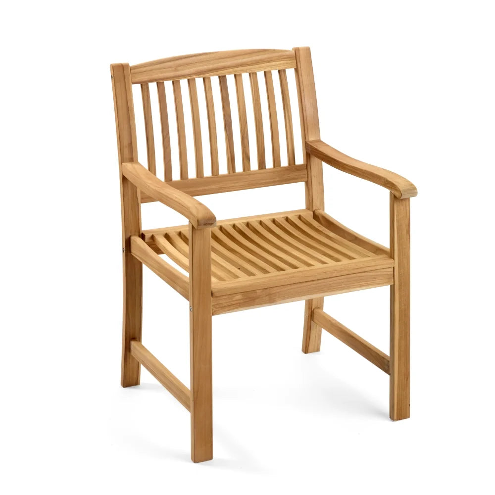 Set of 2 Grade A Teak Patio Chairs U5975