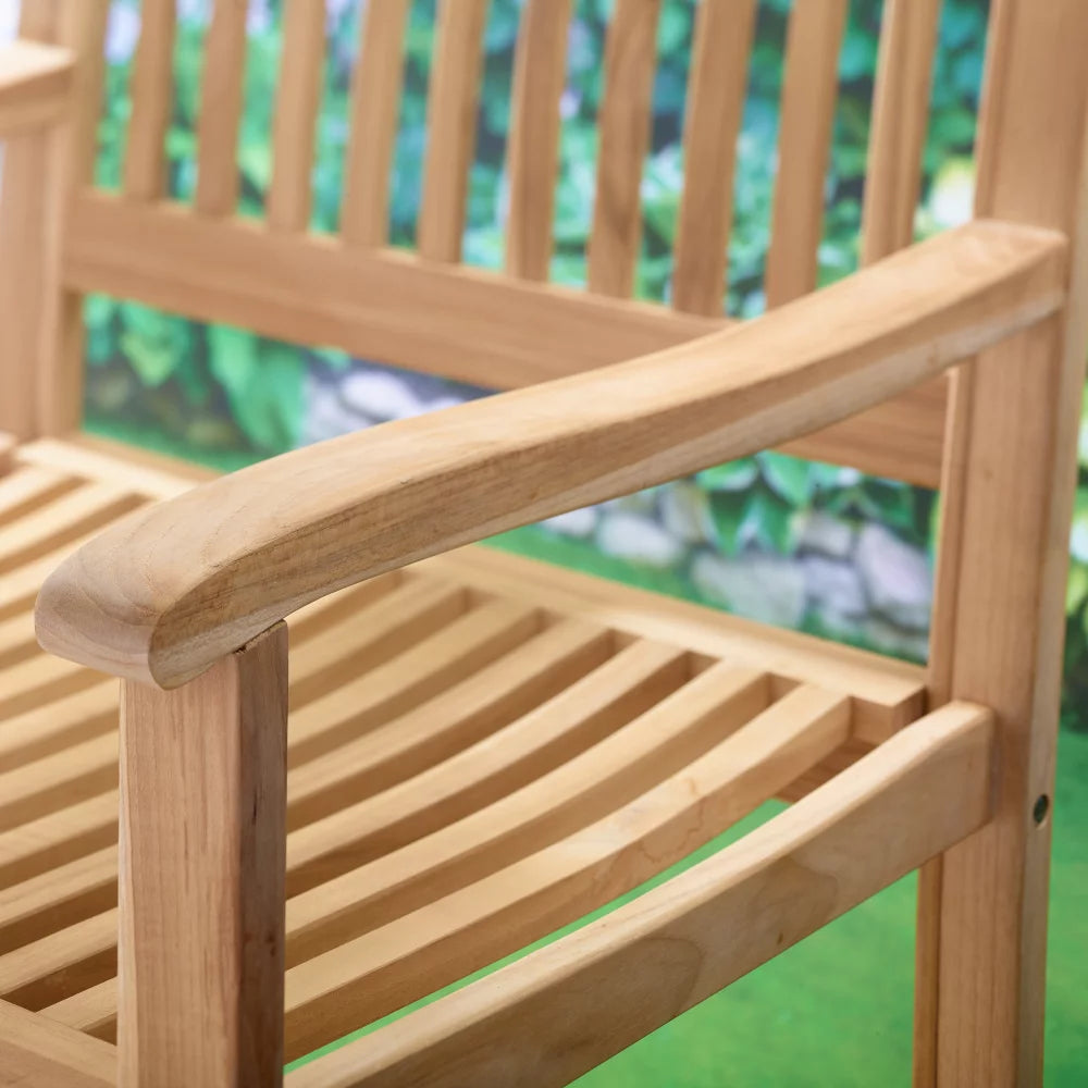 Set of 2 Grade A Teak Patio Chairs U5975