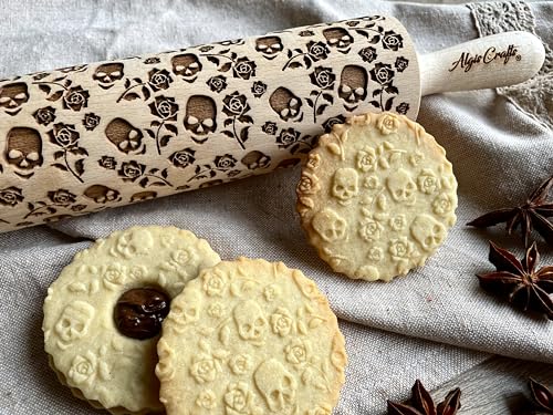 Skull Embossing Rolling Pin Y33667