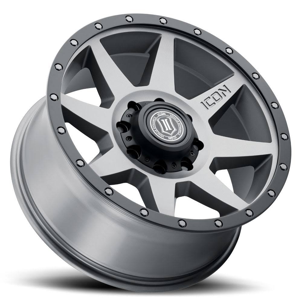 Satin Black 20x9 8x180 Wheel D6768