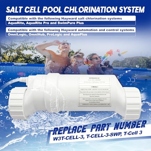 Salt Cell Water Pool Chlorinator System Replacement Up to 40K Gallon In-Ground Pool J2513