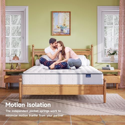 Full Size 12 Inch Hybrid Innerspring Memory Foam Mattress D572608