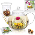34 oz Heat Resistant Borosilicate Glass Teapot with Infuser I3664