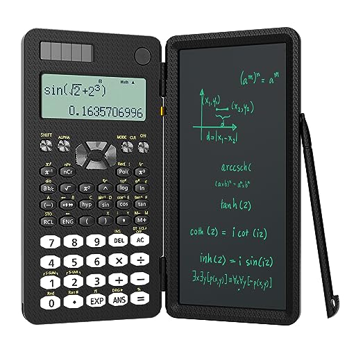 Pink 991ES MAX Foldable Scientific Calculator with Notepad 417 Function Solar Energy Y59189