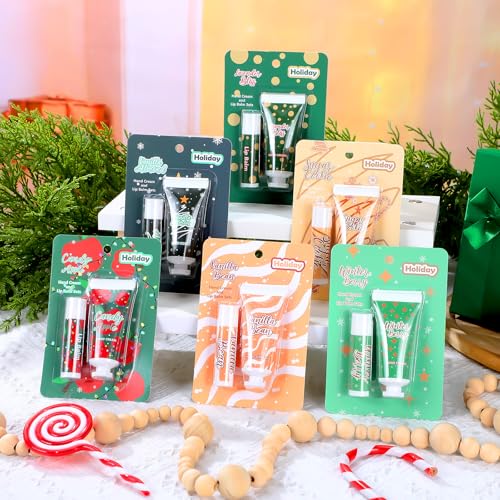 Christmas Hand Cream and Lip Balm Gift Set 48pcs K34818