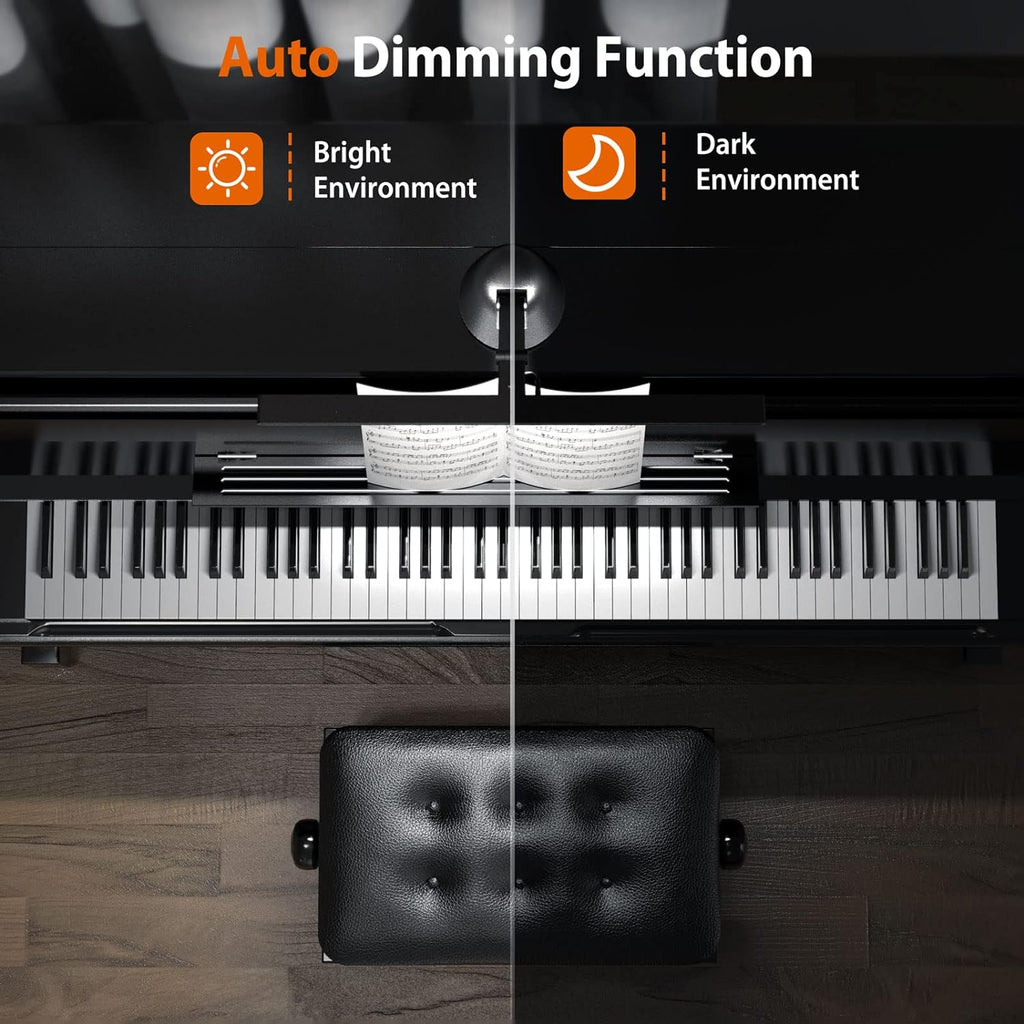 55'' 12W LED Dimmable Piano Lamp X8657