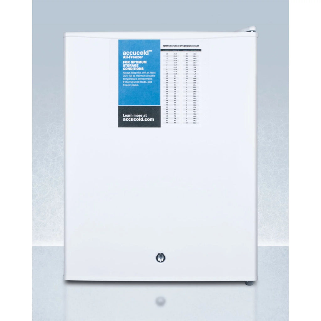 Compact Manual Defrost All-Freezer with Lock E7308