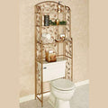Three Shelves Over The Toilet Bathroom Storage S176