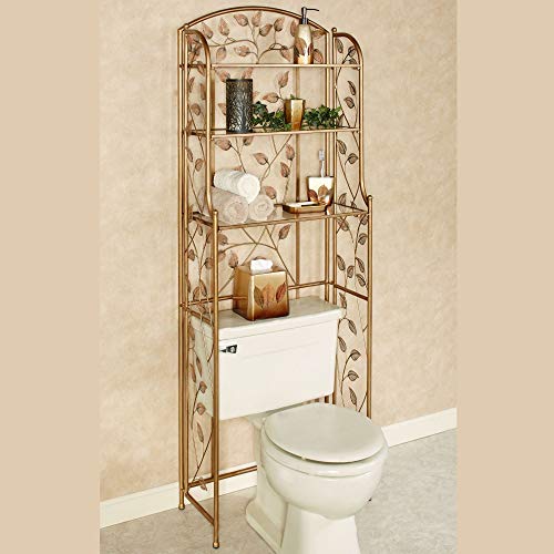 Three Shelves Over The Toilet Bathroom Storage S176
