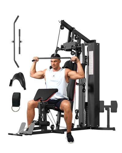 150LBS Weight Stack Multifunctional Home Gym Machine Q771575