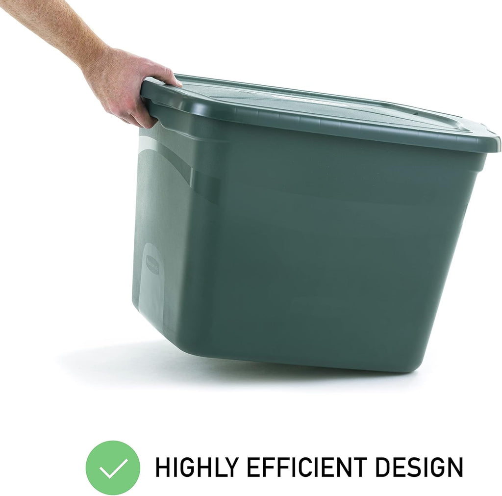 29 Gal Pack of 5 Stackable Storage Bins D703776