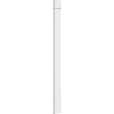 Plain PVC Pilaster with Capital and Base (Pair) A8433