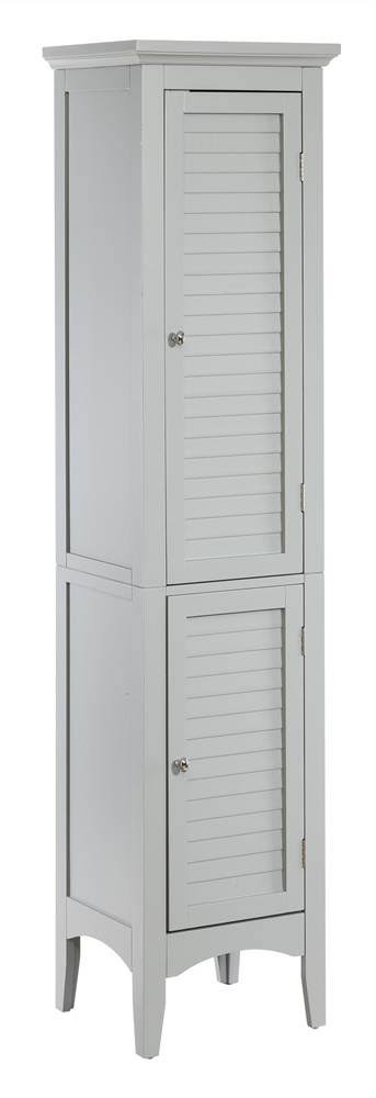 2-Door Linen Tower, Gray B81484