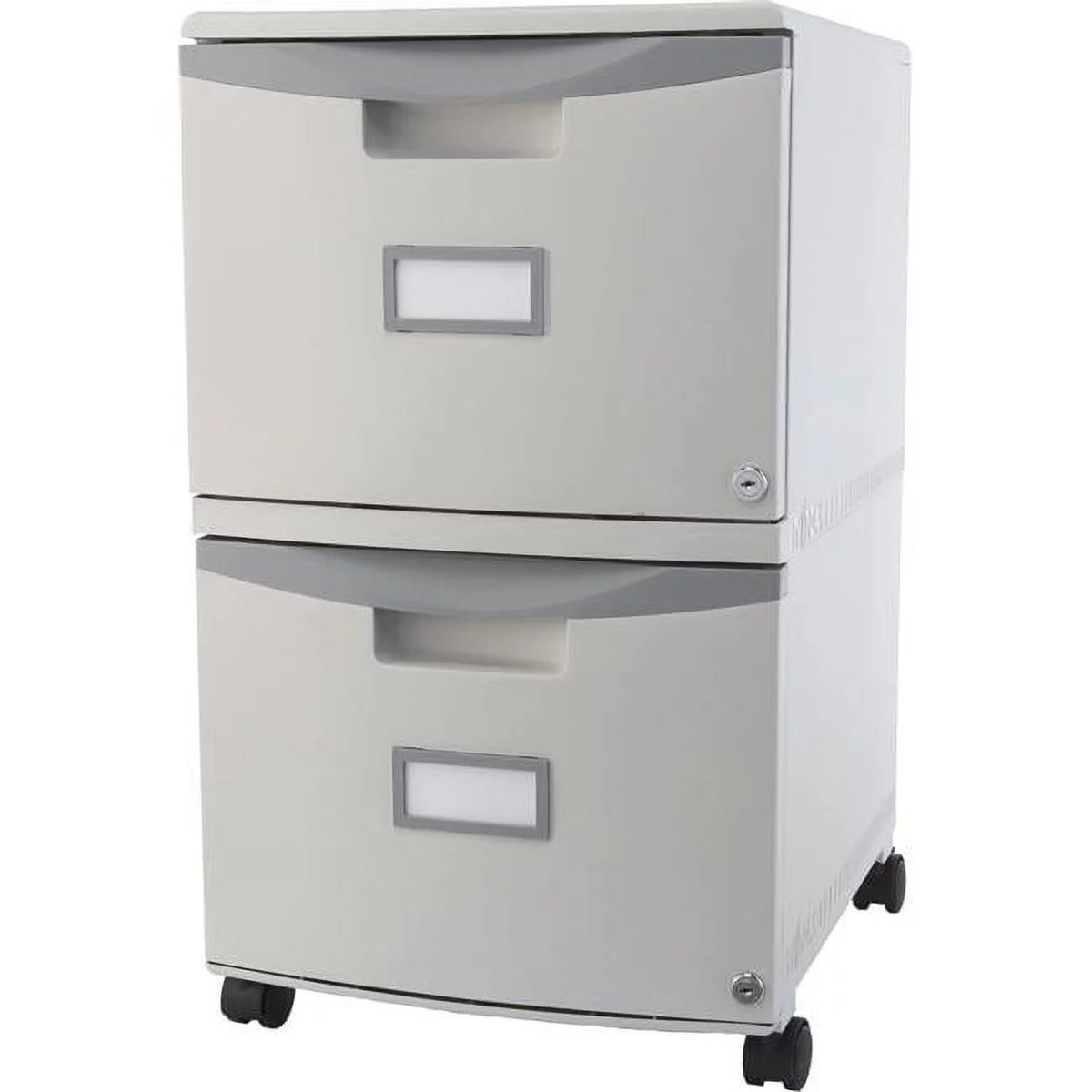 Plastic 2-Drawer Mobile File Cabinet X54160