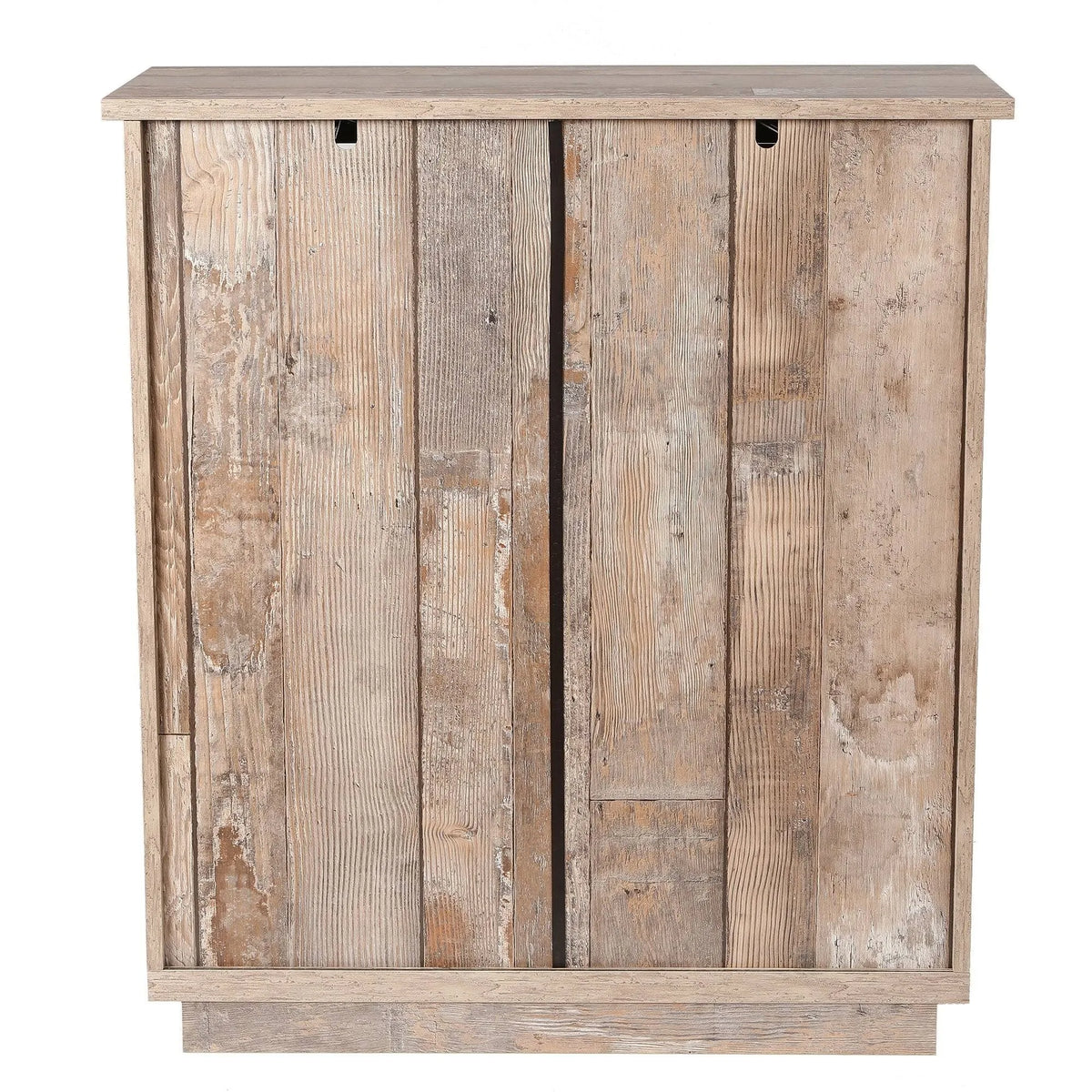 Rustic Sliding One Door Wood Cabinet V7066